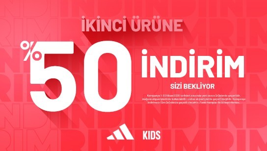 2. Ürüne %50 İndirim