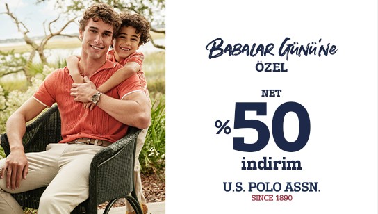 Babalar Günü'ne Özel Net %50 İndirim