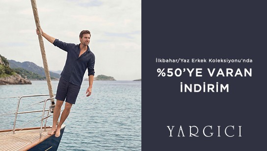 İlkbahar-Yaz Erkek Koleksiyonunda %50'ye Varan İndirim
