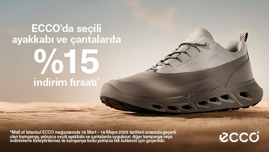 ECCO'da Seçili Ayakkabı ve Çantalarda %15 İndirim Fırsatı
